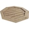 Ekena Millwork Timberthane Hand Hewn Octagonal Faux Wood Non-Functional Gable Vent, Primed Tan, 30"W x 30"H GVUROC30X30DHHPR - alternate 2